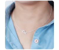 Letter R Silver Necklace SPE-5532